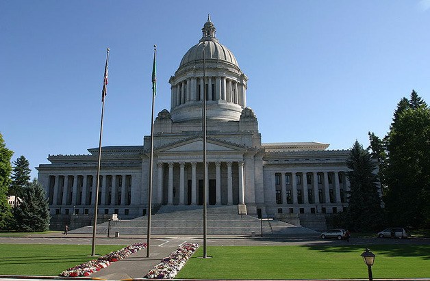 The Washington State Capitol Leglislative Building in Olympia.
