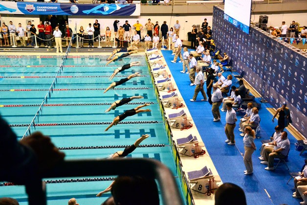 The AT&T Winter National Championships were held at Federal Way's Weyerhaeuser King County Aquatics Center Dec. 3-5.