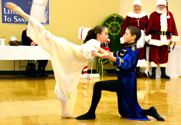 Youngsters entertain the crowd during Federal Way's annual Jingle Bell Brunch on Saturday at the Federal Way Community Center.