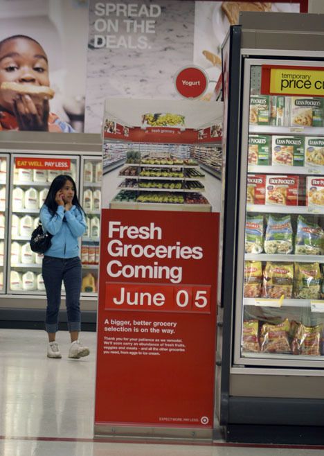 Target in Federal Way is remodeling in preparation for an expanded grocery section this summer.