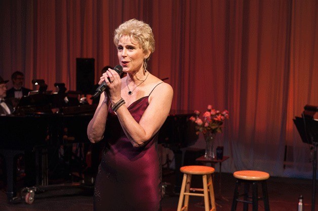 “True Love”: The Cole Porter Songbook is set to play at Centerstage Theatre on Valentine’s Day. Pictured above is Laurie Clothier performing.