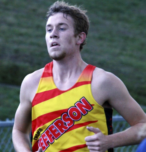Thomas Jefferson senior Jeff Baklund finished in eighth place at the Westside Classic district meet Saturday at the American Lake Golf Course. Baklund helped the Raider boys qualify for the Class 4A State Cross Country Meet for the first time in school history.