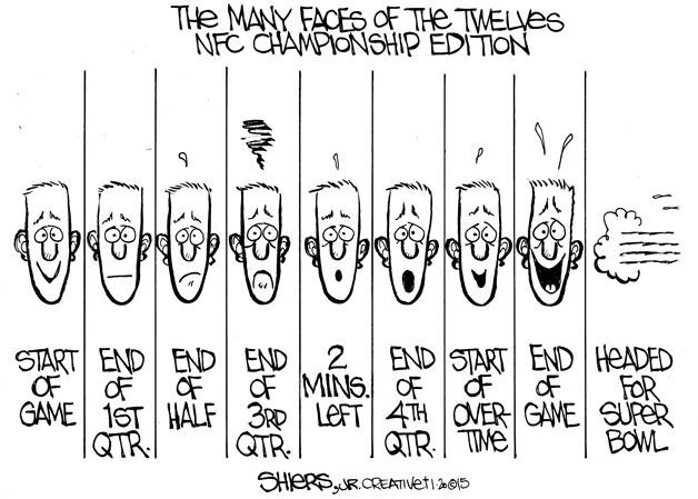 The Many Faces of the Twelves NFC Championship