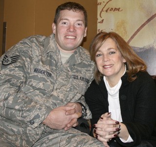 Tammy Aegerter and husband