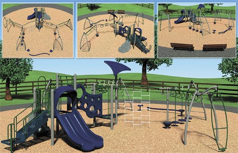 New playground equipment at Saghalie Park will include several climbing and up-to-date attractions. The toys could be in place by year's end.