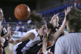 Federal Way High School's Jacqie Evenson is the only senior starter for the Eagles and averages 11 points