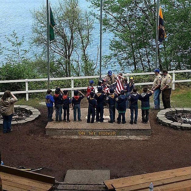 Cub Scouts at Camp Kilworth in July 2015.