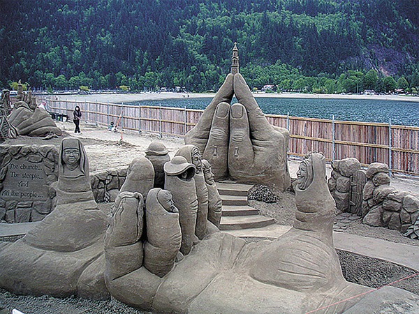 You'll be able to check out sandcastles as jaw-dropping as this one by Michael Velling of Federal Way. Velling said he is unable to participate in this year's world championships.