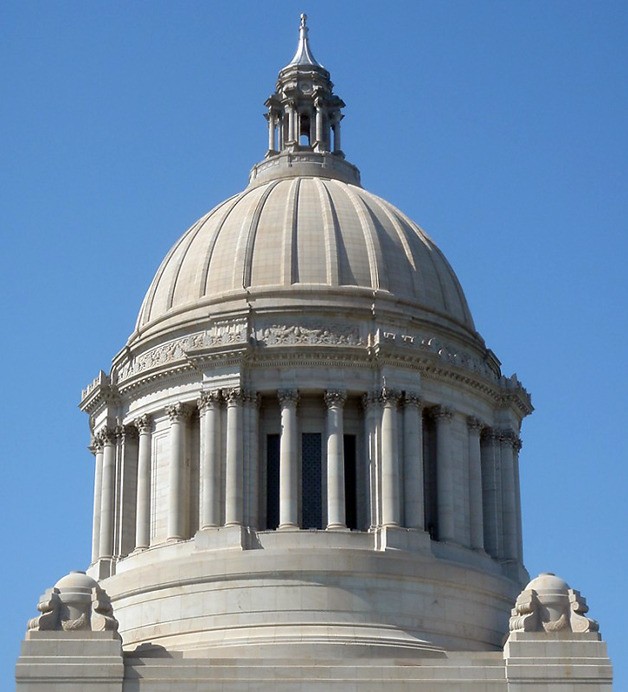 Washington State Capitol Legislative Building Dome in Olympia.