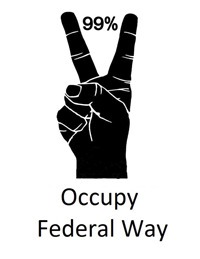 This image is found on the Occupy Federal Way group's Facebook page. The group formed in the fall 2011.