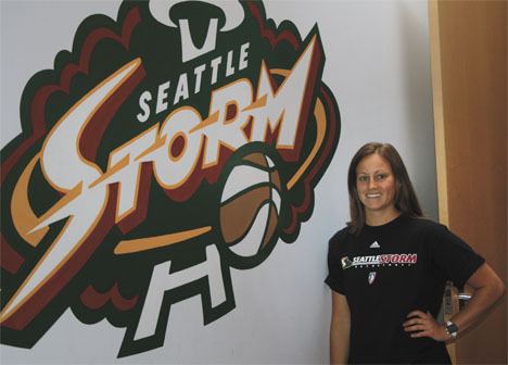Danielle Yellam is a Federal Way High School grad who works for the Seattle Storm basketball team as the equipment manager.