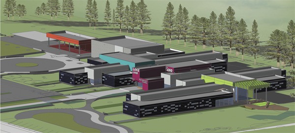 Artist rendering of the new Lakeland Elementary School
