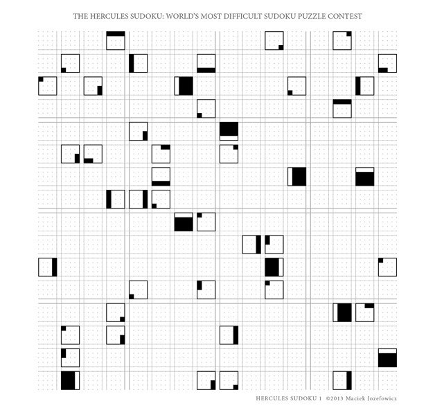 Federal Way artist Maciek Jozefowicz created the world's toughest sudoku puzzles