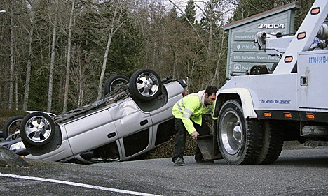 A rollover accident March 10 at 34004 Pacific Highway S. in Federal Way.
