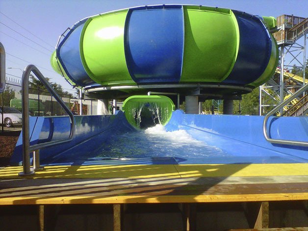 Wild Waves Theme Park officially unveiled a new water ride called The Riptide.