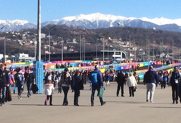 A view of the Olympic Village in Sochi