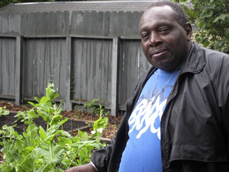 Federal Way resident John Wilson finds healing and solace at Sound Mental Health’s Recovery Garden. Clients work the soil