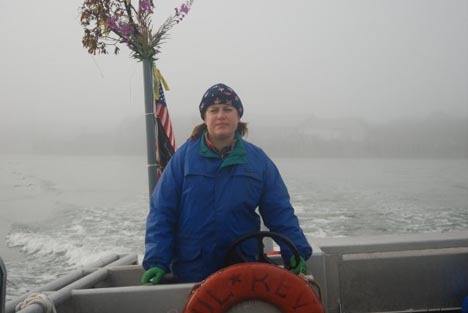 Federal Way resident Shannon Ford (pictured in Alaska aboard her boat