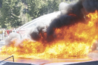 Flammable liquid fires often get big