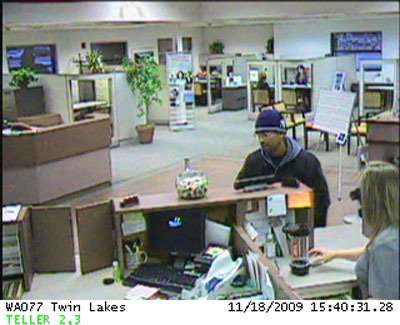 Suspect in Nov. 18 robbery at Key Bank in Federal Way.