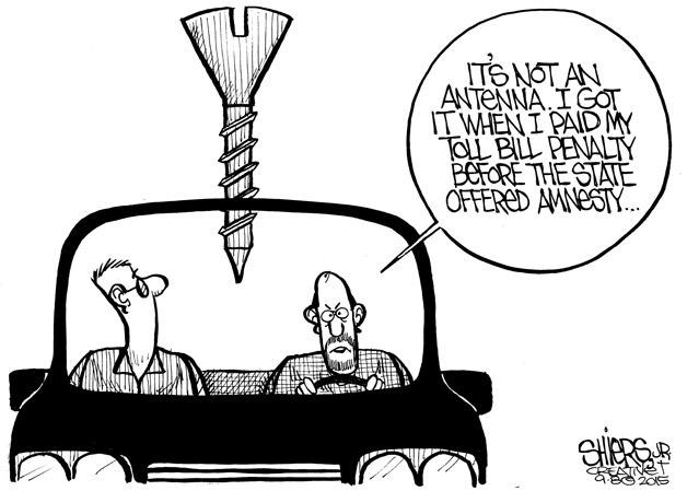 Toll bill screw | Cartoon