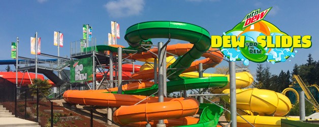 Wild Waves opened on Wednesday for the summer season. New this year is the Mountain Dew Slide Complex