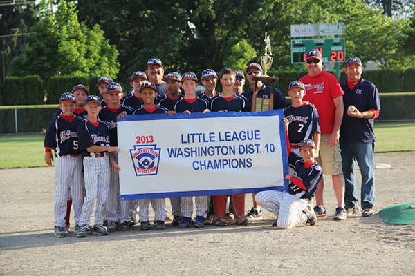 The Federal Way National Little League all-star team will play for the championship at the 11- and 12-year-old State Tournament at 1 p.m. in Vancouver on Sunday.