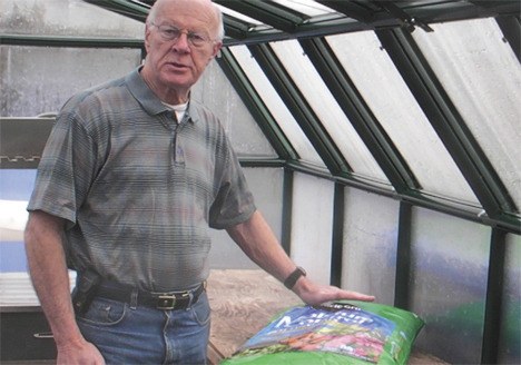 Mike Stanley is a Master Gardener at the Federal Way Senior Center's community garden.
