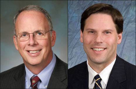 Pictured left to right: Skip Priest and Jim Ferrell