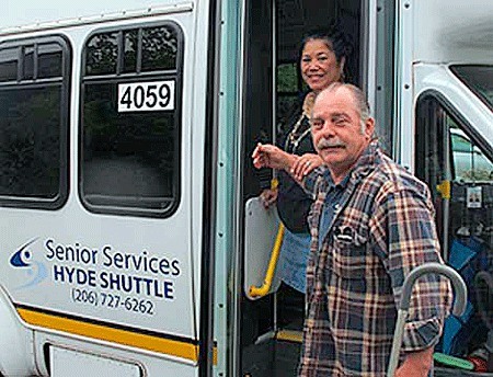 The Hyde Shuttle Service offers free door-to-door service to seniors throughout Federal Way