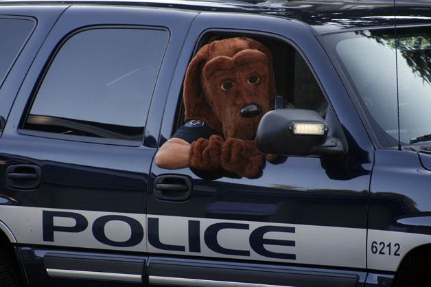 McGruff the Crime Dog toured the city with Federal Way police during National Night Out on Aug. 2.