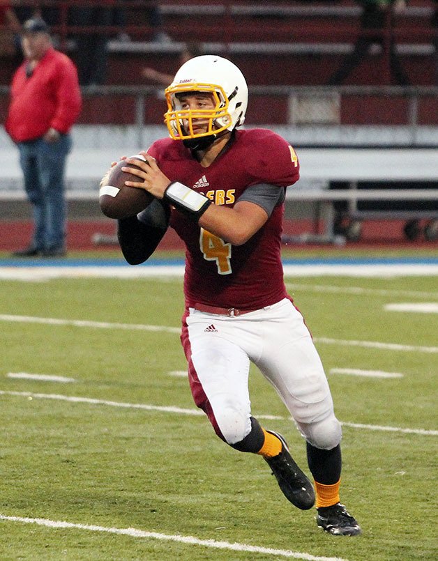 Jefferson senior quarterback Niko DelaCruz and the rest of the Raiders will take on Skyline Friday night in Sammamish. It will be just the second time TJ has qualified for the football postseason.