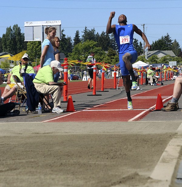 Federal Way High School senior Mike Tate and the rest of the Eagles hope to win their sixth SPSL title in a row this season. Tate won a bronze medal in the long jump with a leap of 22-3 at state. He also finished fifth in the 200 meters in a time of 22.54.
