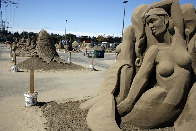The 2012 Northwest Sand Festival ran Aug. 18 to Sept. 3 at The Commons mall parking lot in Federal Way.