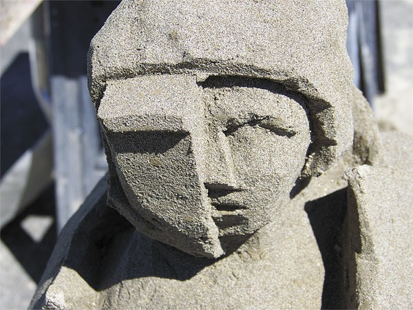 Sand sculptor Charlie Beaulieu