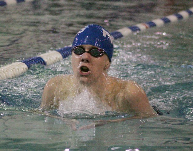 Federal Way High School sophomore Cooper Berry qualified for districts in the 200 individual medley.