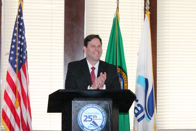 Federal Way Mayor Jim Ferrell at last year's State of the City address.