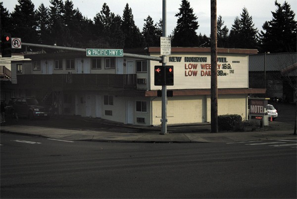 The motels on Pacific Highway in Federal Way are often the last stop before living in a car or on the streets. Some people spend months or years at the motels