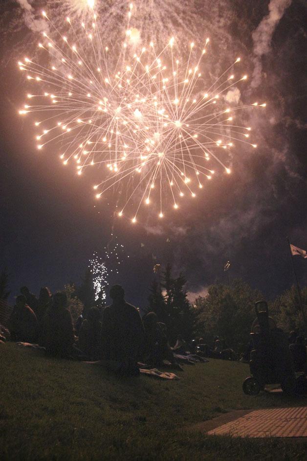 Fireworks at Celebration Park. July 4