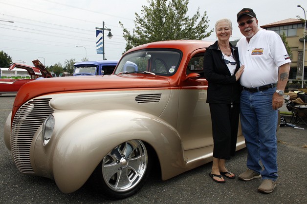 The Federal Way Lions held their annual classic car show Aug. 18. Pictured: George and Karen Sedlack with their 1939 Ford Standard Coupe
