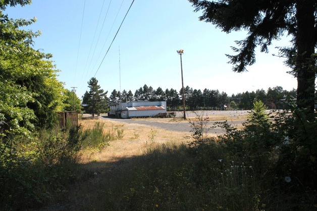 A perspective from the back end of the 9.8 property