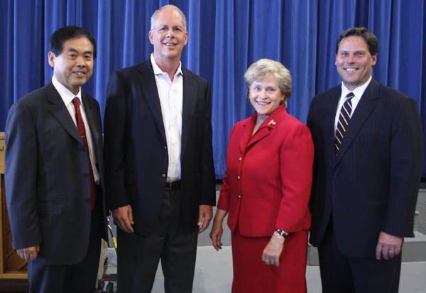 Federal Way’s mayor candidates (left to right) Mike Park