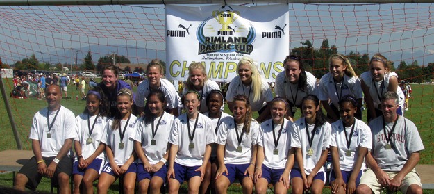 The Reign ‘93 Purple under-17 soccer team won the Rimland Pacific Cup in Bellingham on Aug. 15 with a 1-0 win over a team from Yakima.