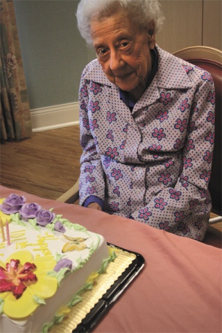 Olga Bouvier turned 101 on April 22