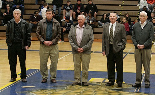 Five members of the Class of 2011 inducted into the Federal Way Athletic Hall of Fame were
