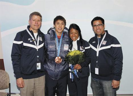 Celski family at the P&G House in Vancouver