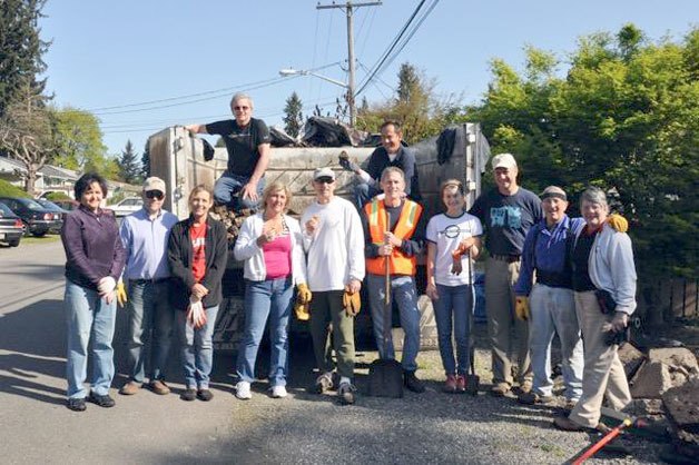 The Federal Way Rotary Club and FUSION recently collaborated on a major project to help improve the landscaping at one of FUSION’s single family homes.