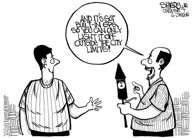 Fireworks with built-in GPS