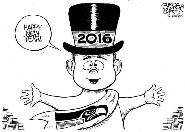 Happy New Year Federal Way | Cartoon