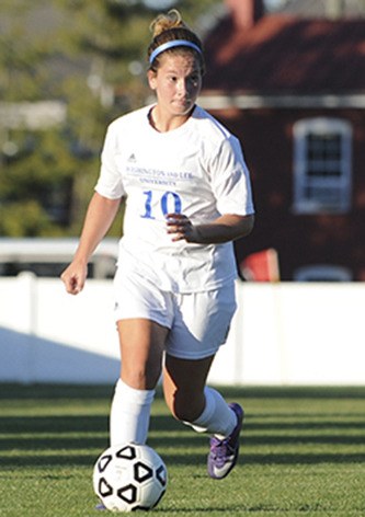 Federal Way High School graduate Haley Ward has four goals this season for Washington and Lee University in Virginia.